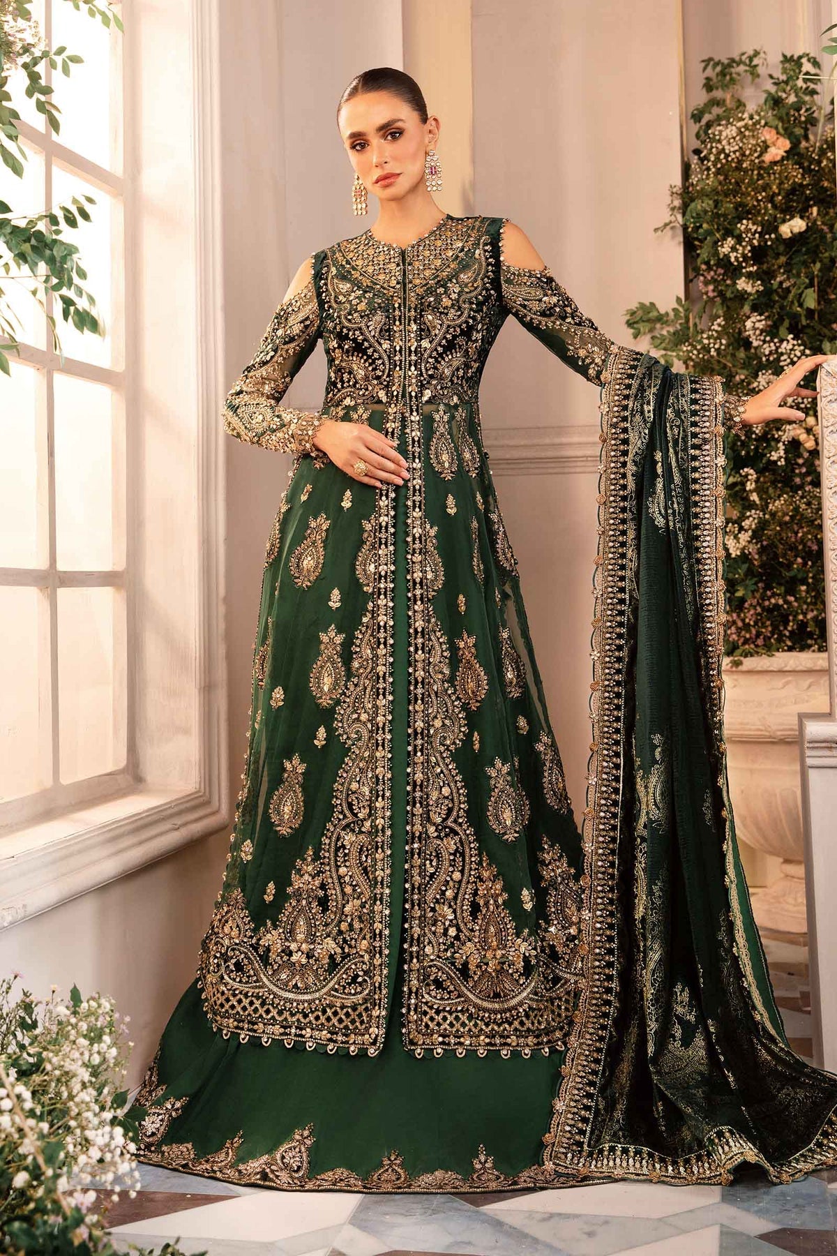 Maria B - Emerald Green Prince Fancy Maria B - Emerald Green Prince Fancy